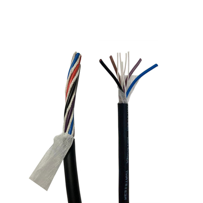 품질  24 Awg PUR Cables PUR 4 Core Electrical Cable Heat Resistant PVC Insulation 공장