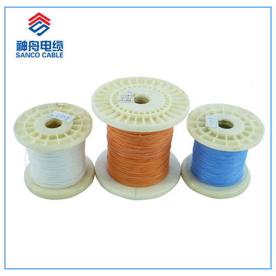 Silver Plated Copper PTFE Insulated Wire with 0.05-3mm2 Cross Section 600V Rated Voltage and -60℃~+250℃ Working Temperature