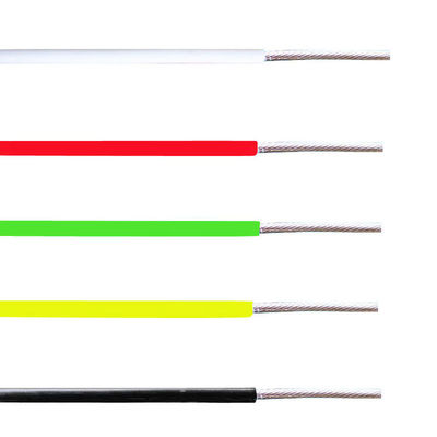은도금 구리 PFA 절연 훅업 와이어, 1-5 코어 옵션 및 0.05-6mm2 크기 범위, 고온 응용 분야