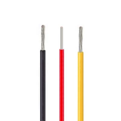 12 가이즈 실버 플래팅 PFA 단열 와이어 36awg ~ 3 / 0awg 범위와 10 기본 색상