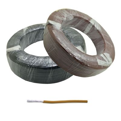 24awg 19/36 연선 PFA 절연 은도금 구리선, 내화학성 및 9가지 색상 제공