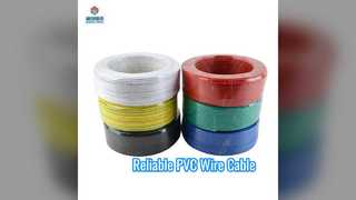 안정적인 전력 공급을 위한 내구성 있는 PVC 와이어 케이블